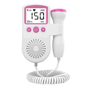 Handheld fetal heart rate monitor